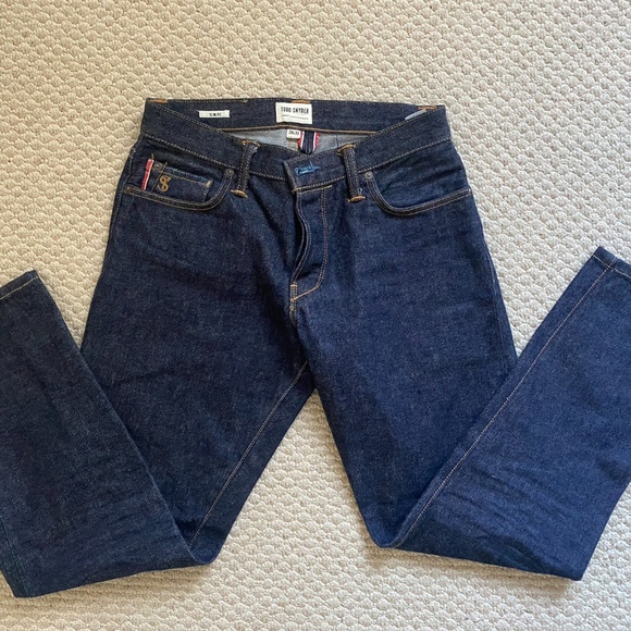 Todd Synder Made in USA Slim Selvedge Jean - 28" X 28" - Picture 2 of 6